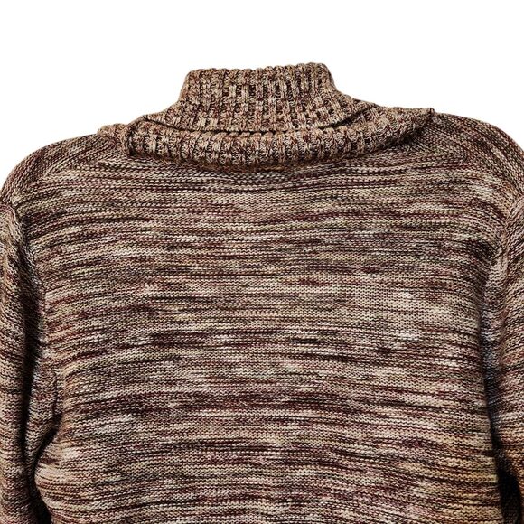 Cato Womens Cardigan Sweater Size M Burgundy 1-Button Shawl Collar Long Sleeve - Picture 9 of 10